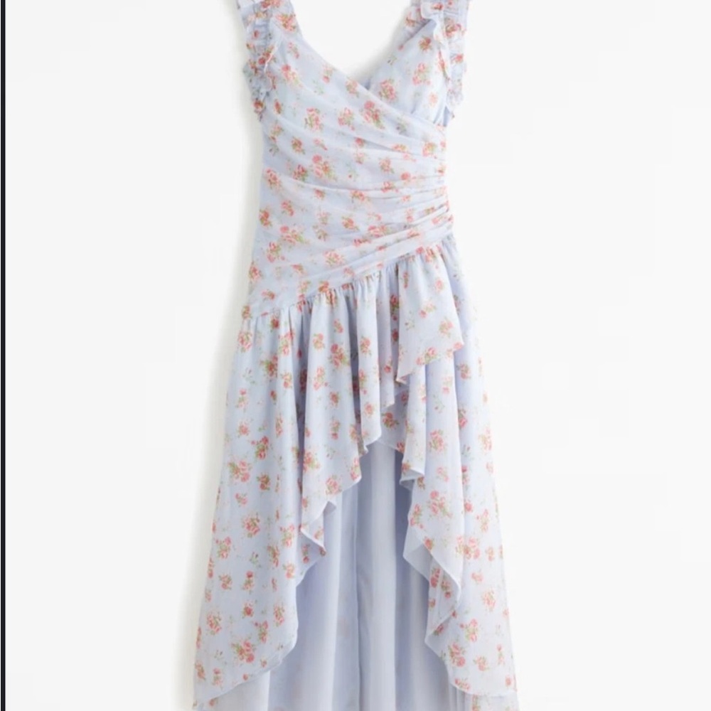 Abercrombie & Fitch Floral High Low Dress